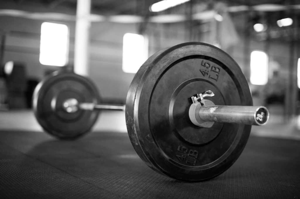 Closeup photo of Heavy Barbell at Bandon Strength and Conditioning Barbell